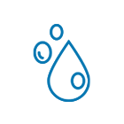 water droplets icon